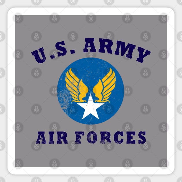 WWII era US Army Air Force Insignia Retro Magnet by Jose Luiz Filho